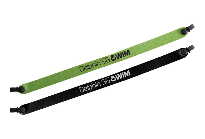 Plávajúci popruh pre okuliare Delphin SWIM - čierny Plávajúci popruh pre okuliare Delphin SWIM - čierny