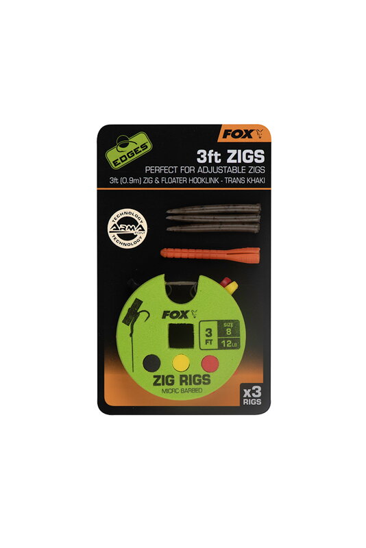 Fox EDGES™ Zig Rigs - 3ft (0.9m) Fox EDGES™ Zig Rigs - 3ft (0.9m)