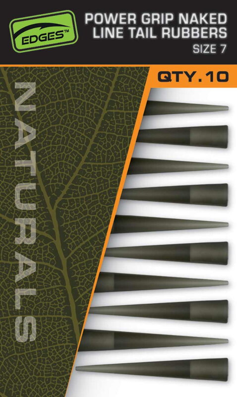Fox EDGES™ Naturals Power Grip Naked Line Tail Rubbers - Size 7 Fox EDGES™ Naturals Power Grip Naked Line Tail Rubbers - Size 7