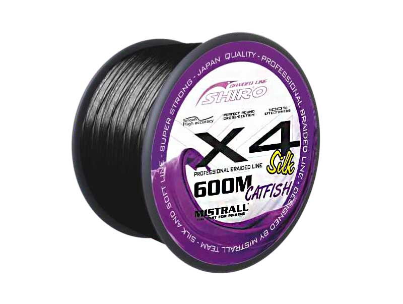 Mistrall Shiro Catfish 600m 0,40mm čierna 48,2kg