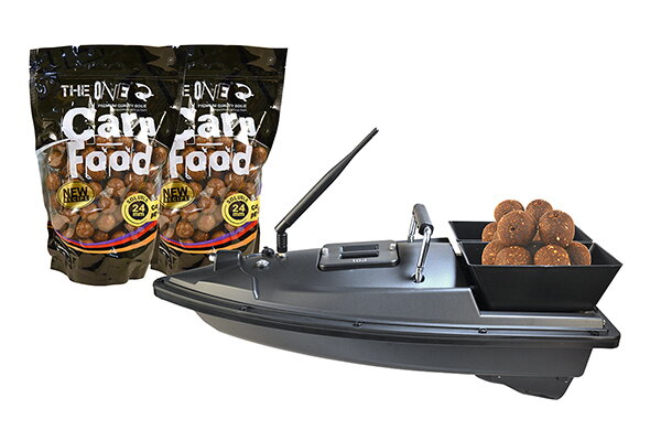 LUCKY ZAKRMOVACIA LOĎKA S DARČEKOM – 2 KG FOOD BOILIES