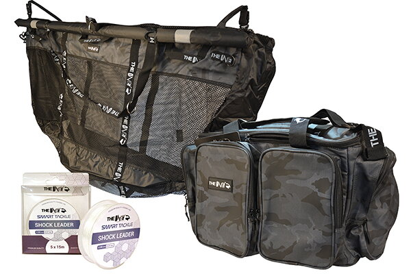 THE ONE BOILIESOVÁ TAŠKA A PLÁVAJÚCA VÁŽIACA SIEŤ S DARČEKOM 2 CIEVKY SHOCK LEADER