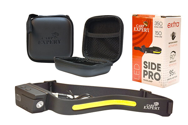 CARP EXPERT SIDE PRO FEJLÁMPA KEMÉNY TOKKAL