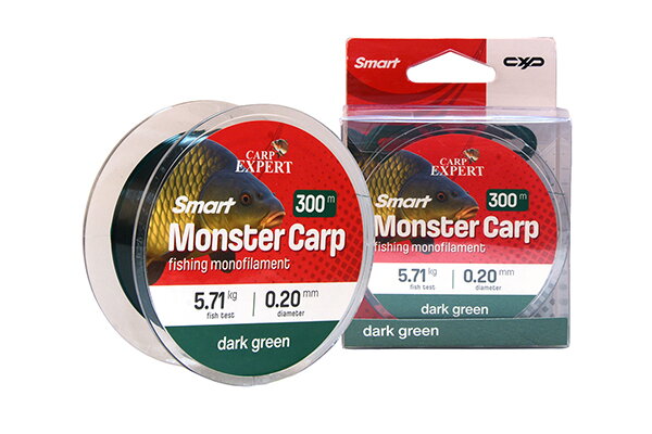 CARP EXPERT SMART MONSTER CARP TMAVOZELENÁ MONOFILNÁ ŠNÚRA