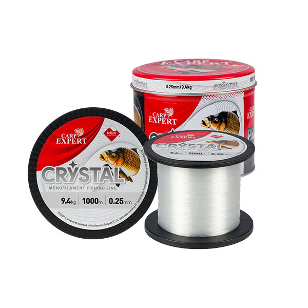 CARP EXPERT VLASEC TRANSPARENTNÝ CRYSTAL 300M, 1000M
