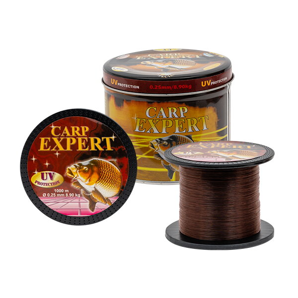 CARP EXPERT VLASEC V PLECHOVEJ DÓZE UV 1000M