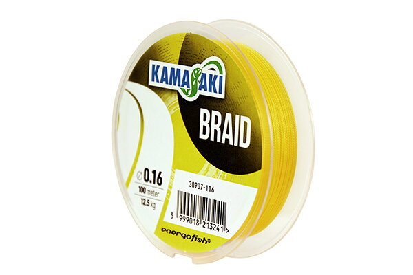 KAMASAKI BRAID YELLOW PLETENÁ ŠNÚRA 100M