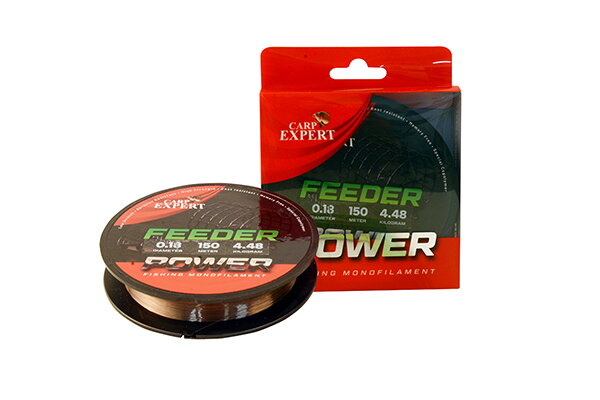 CARP EXPERT POWER FEEDER HNEDÝ VLASEC 150M