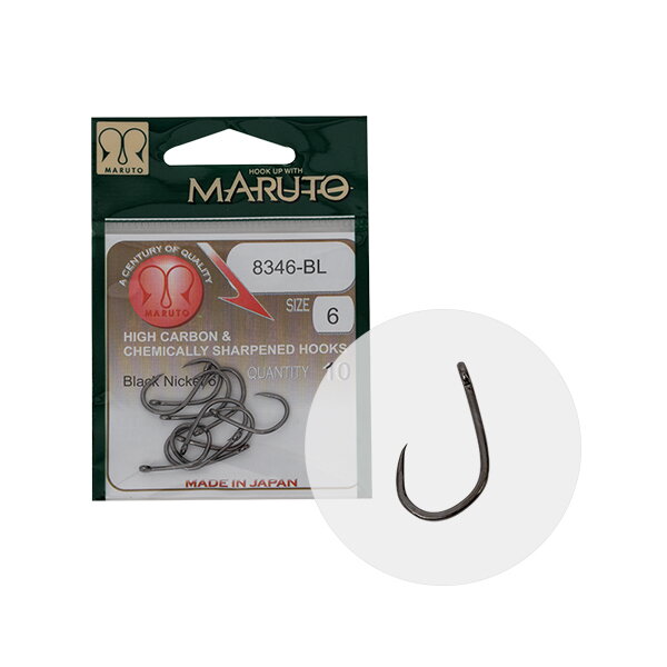 MARUTO HÁČIK 8346BL BARBLESS HC FORGED BLACK NICKEL