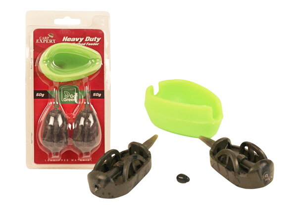 CARP EXPERT HEAVY DUTY METHOD FEEDER SADA KRMÍTOK GO GREEN