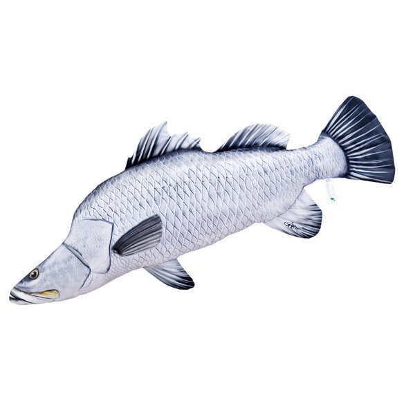 VANKÚŠ V TVARE RYBY – BARRAMUNDI, 95 CM
