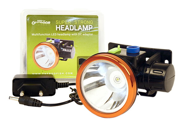 OUTDOOR SUPER ODOLNÁ ČELOVKA S DC ADAPTÉROM