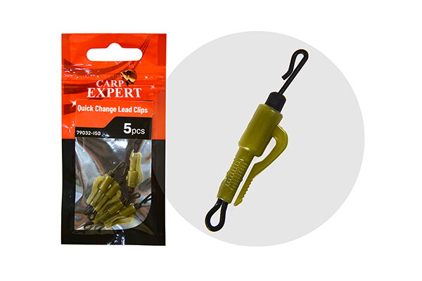 CARP EXPERT QUICK CHANGE LEAD CLIPS RÝCHLOVYMENITEĽNÉ OLOVKOVÉ KLIPY