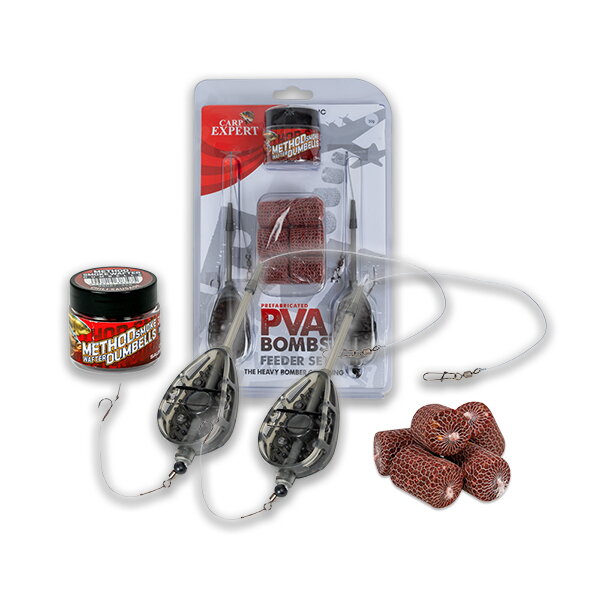 CARP EXPERT RAPID PVA BOMB MONTÁŽ S NÁSTRAHOU