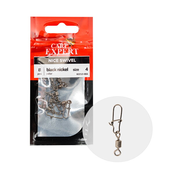 CARP EPXERT OBRATLÍK VALCOVITÝ + NICE KARABÍNKA