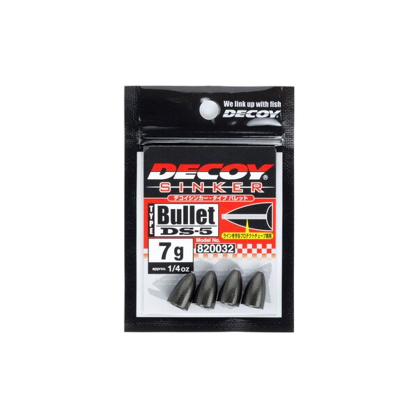 DECOY DS5 SINKER TYPE BULLET OLOVO - GUN BLACK