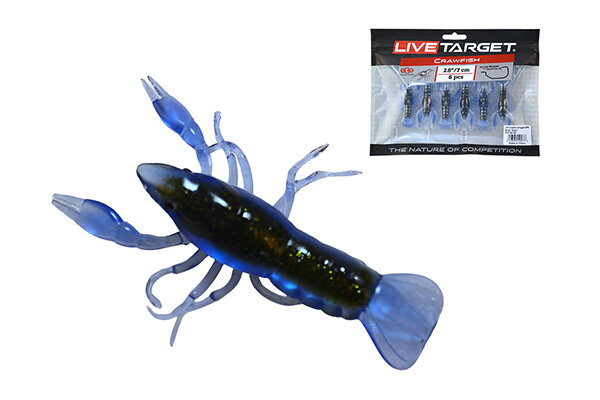 LIVETARGET CRAWFISH UN-RIGGED RAK