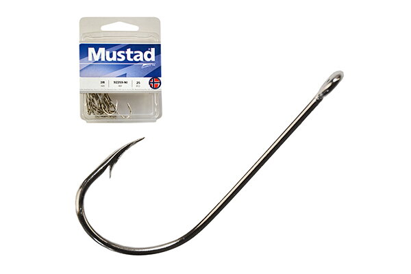 MUSTAD LONG SHANK BEAK NICKEL HÁČIK