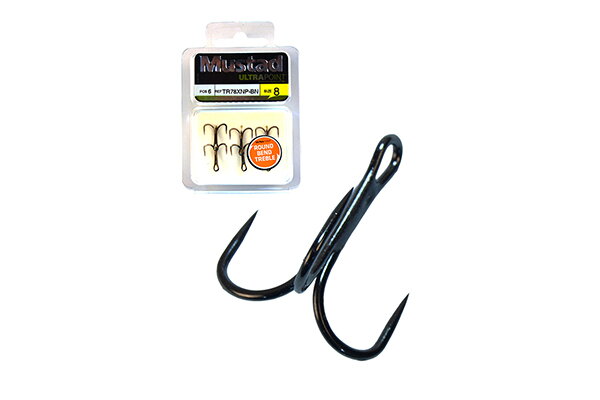 MUSTAD UP KVD ELITE BARBLESS BEZPROTIHROTOVÝ TROJHÁČIK