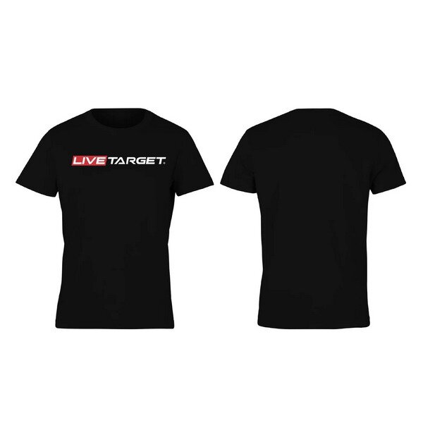 LIVETARGET BLACK BRAND BAVLNENÉ TRIČKO