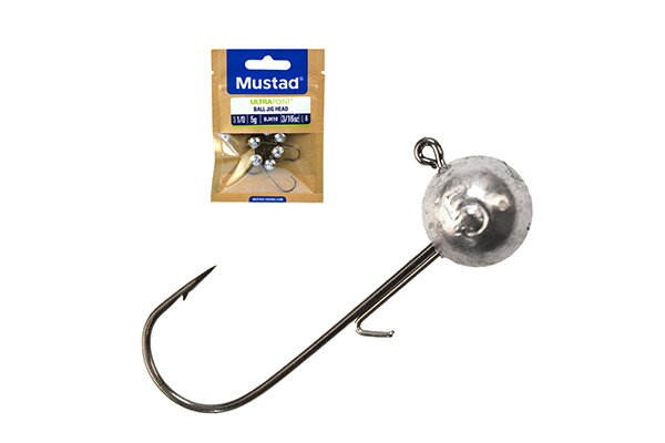 MUSTAD  BALL JIG HEAD W/KEEPER - JIG HLAVIČKA