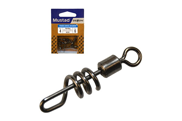 MUSTAD POWER ROLLING SWIVEL S KLIPOM NA ZÁVIT OBRATLÍK