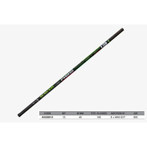 MAVER POLE MONSTER CARP 3M W/MINI EX.