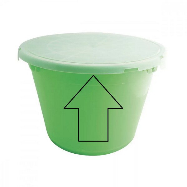 MAVER COPERTURA SECCHIO PLASTICA 13 L VEKO K VEDRU
