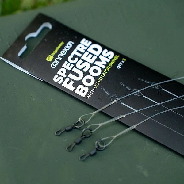 RIDGEMONKEY FLUORO CAST FUSED BOOMS WITH QC ROTATOR SWIVEL