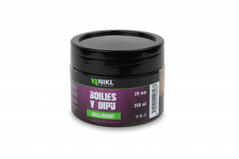 Nikl Boilies v dipu Krill Berry 250ml
