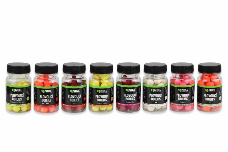Nikl Plávajúce boilies 10mm, 20g Nikl Plávajúce boilies 10mm, 20g