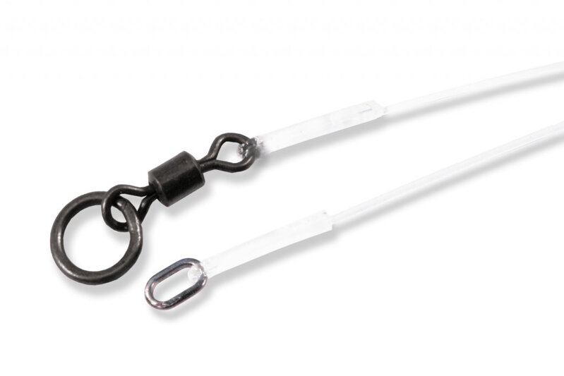 Carp´R´Us Návazec Super Stiff Link Oval Ring & Ring Swivel - na kombinované montáže
