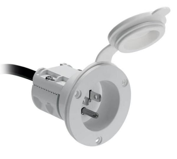 Minn Kota MKR-23 AC Power Port White