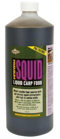 Dynamite Baits Liquid Carp Food Squid 1 l