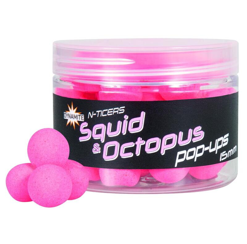 Dynamite Baits N-Ticers Pop-Ups Squid & Octopus 15mm