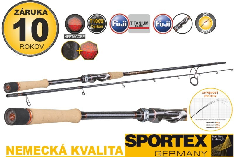 Prívlačové prúty SPORTEX Beyond Spin 2-diel Prívlačové prúty SPORTEX Beyond Spin 2-diel