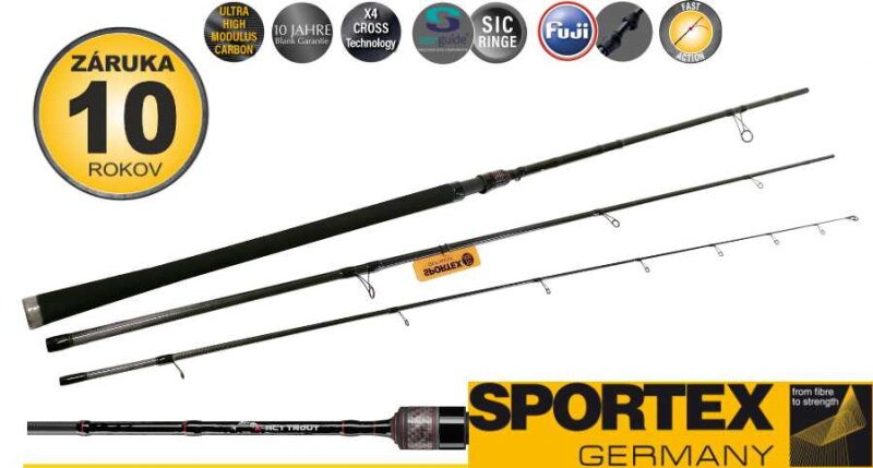 Prívlačové prúty SPORTEX X-Act Trout Spiro 8-20g/360cm