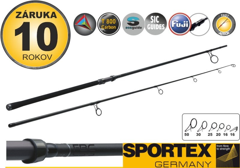 Kaprárske prúty SPORTEX FBC CS-3 Carp 2-diel Kaprárske prúty SPORTEX FBC CS-3 Carp 2-diel