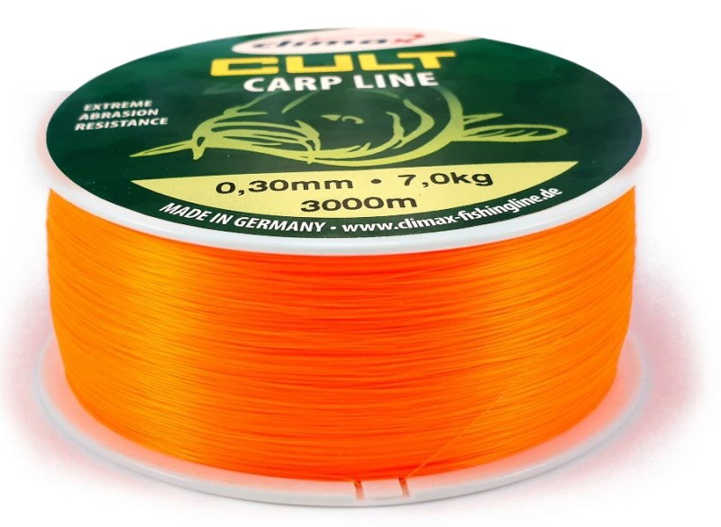 CLIMAX silon CULT Carp Line 600m Fluo-oranžová