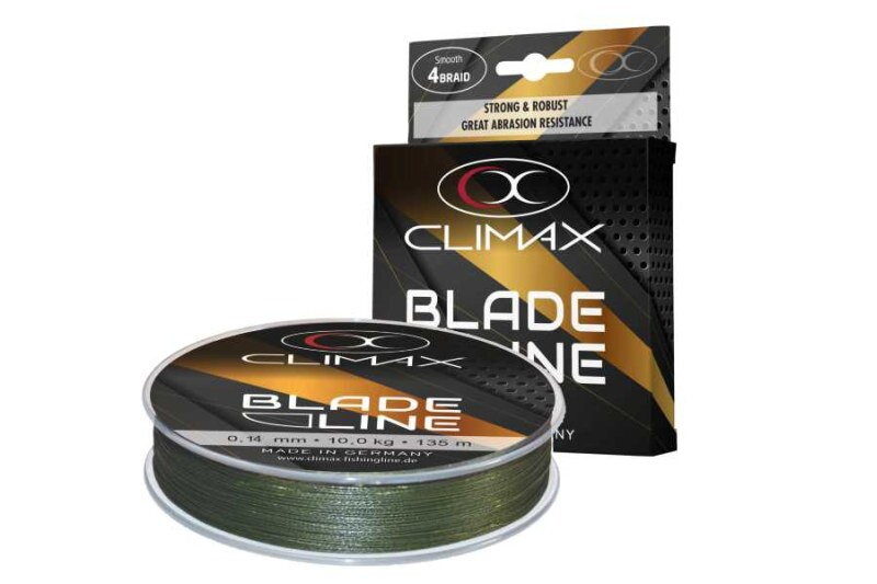 Šnúra CLIMAX Blade Line 4-vláknová 135m / 0,14mm / 10kg olivová