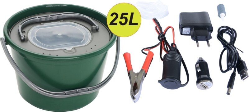 Okysličovač AA Batterie, USB, 230V + Vedro 25L Okysličovač AA Batterie, USB, 230V + Vedro 25L