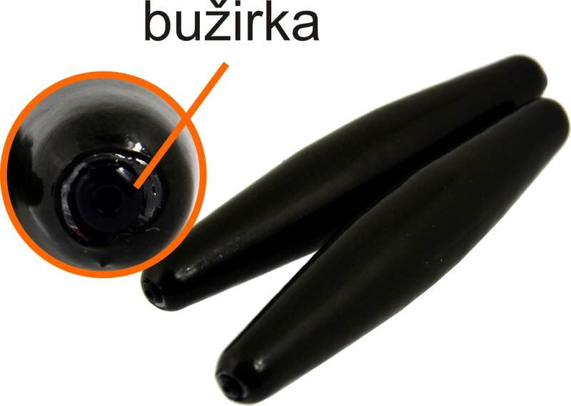 Sumcová záťaž farbené s priechodnou bužírkou - 2ks
