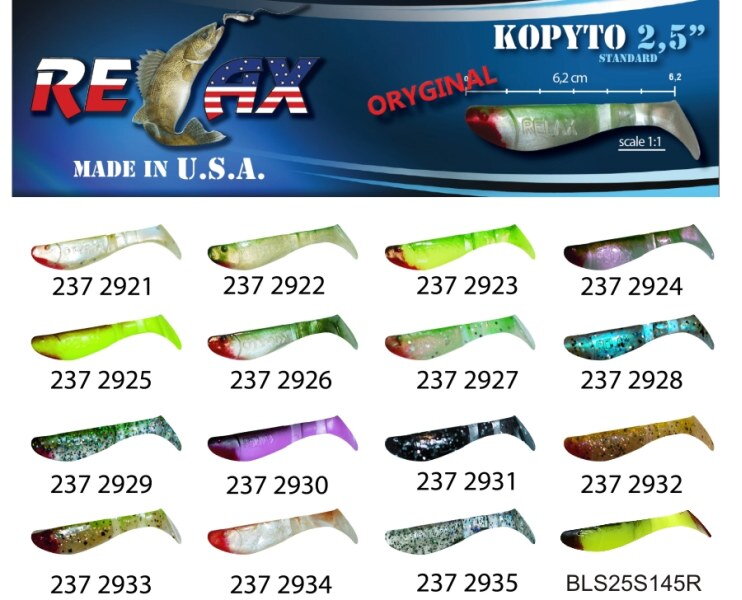 RELAX kopyto RK 2,5 (6,2cm) cena 1ks/bal10ks