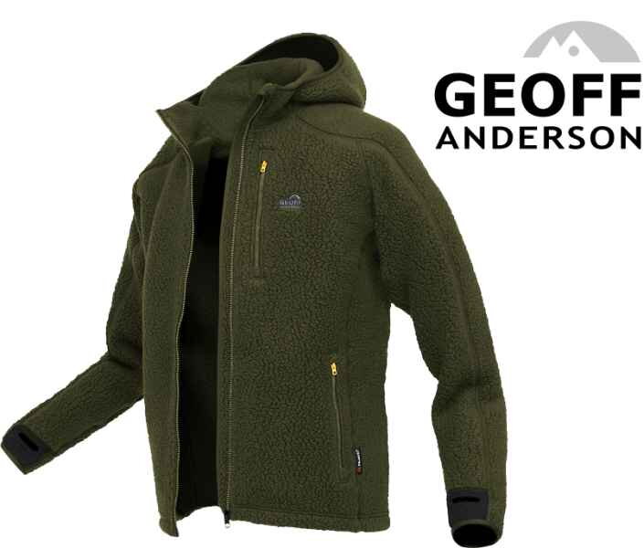 Mikina s kapucňou TEDDY Geoff Anderson - Zelená Mikina s kapucňou TEDDY Geoff Anderson - Zelená
