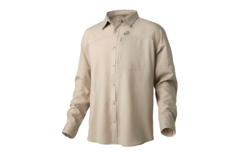 Košeľa s dlhým rukávom Ezmar Light khaki Košeľa s dlhým rukávom Ezmar Light khaki