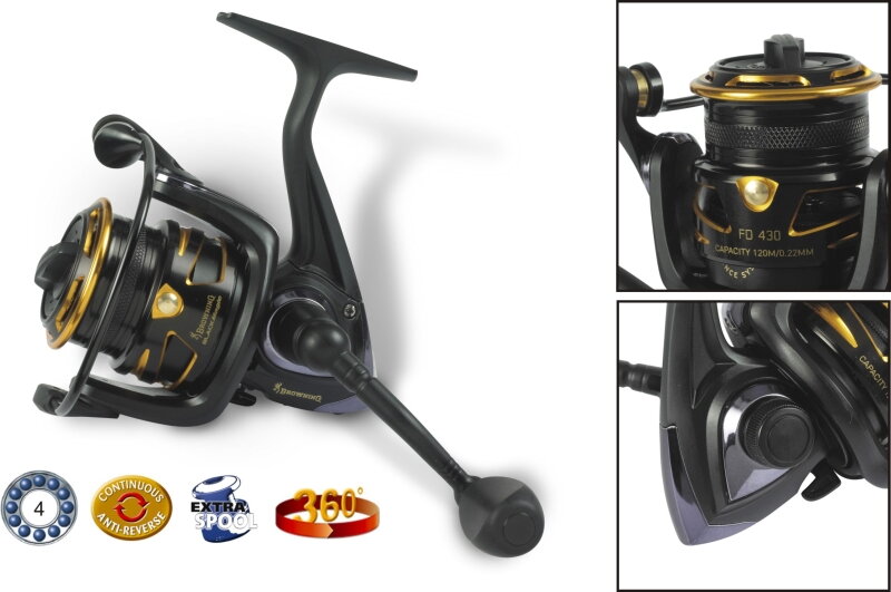 Rybársky navijak s prednou brzdou - Blac Magic FD