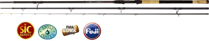 Feeder prúty Black Viper III 4,20m/120g medium heavy Feeder prúty Black Viper III 4,20m/120g medium heavy