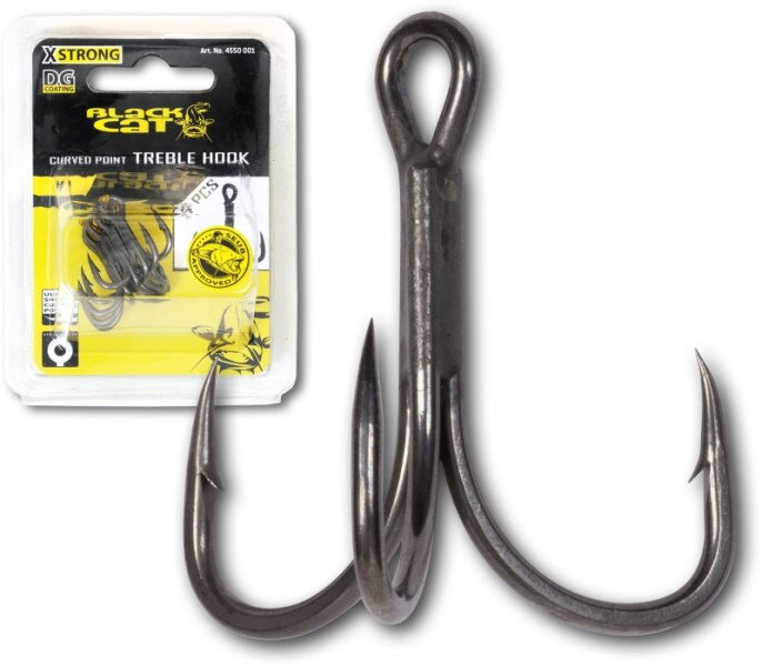 Sumcový trojháčik Black Cat Curve Point DG 5ks Sumcový trojháčik Black Cat Curve Point DG 5ks