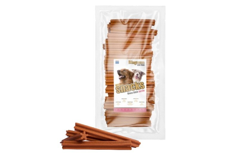 Pre psov Jerky tyčinka krížová Slanina 12,5cm 50ks