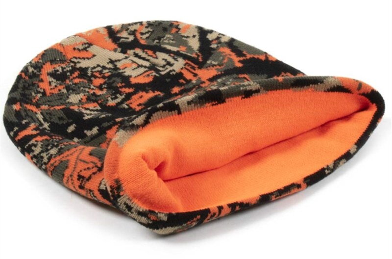 Rybárska čiapka maskáčová - oranžová